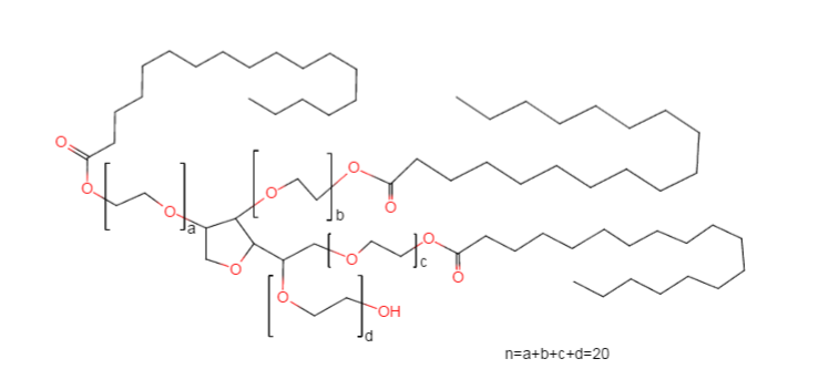 molecular formula of polysorbate 65